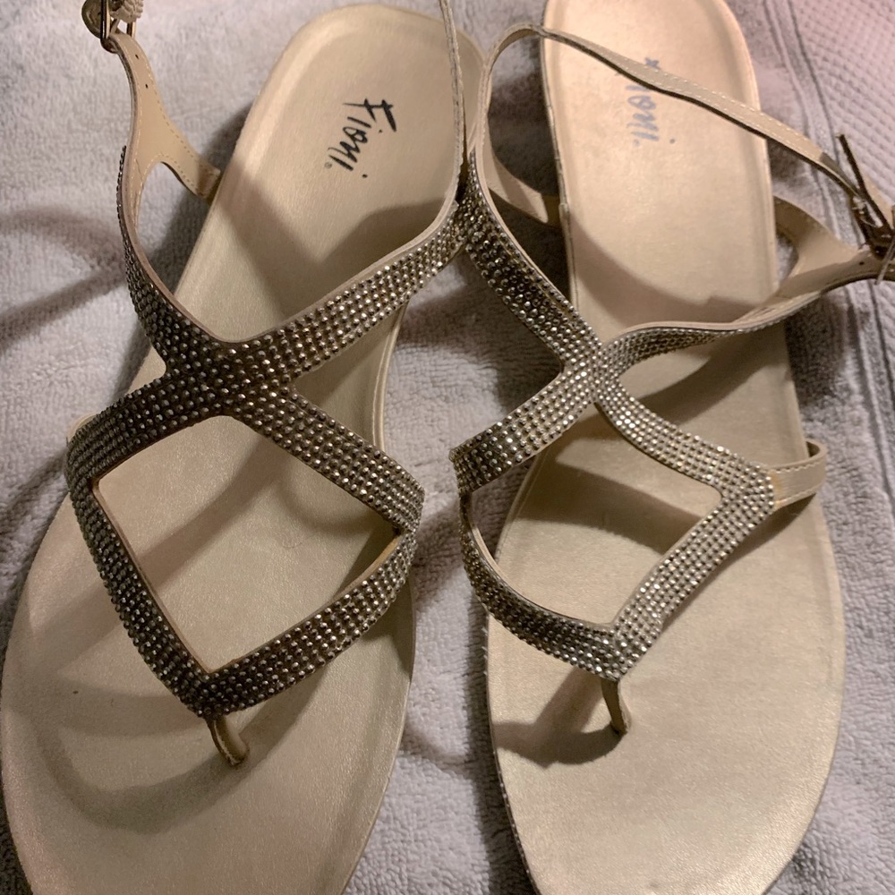 Ladies  gold Sandals